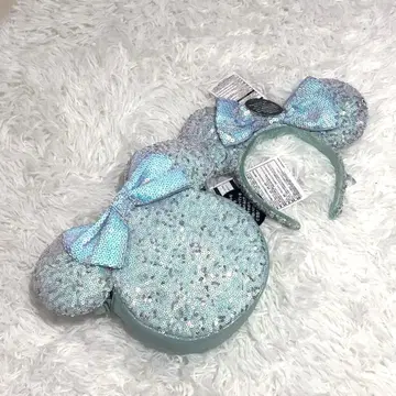 디즈니 미니 마우스 스팽글 숄더백 머리띠