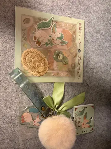 Eevee Collection 리프아 키링 자수 스티커