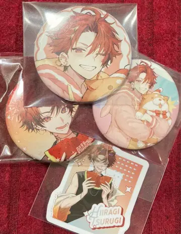 히이라기 츠루기 캔뱃지 스티커