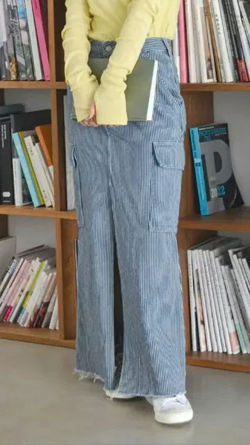 [택 포함 새상품] ungrid 데님 롱 타이트 스커트 히코리