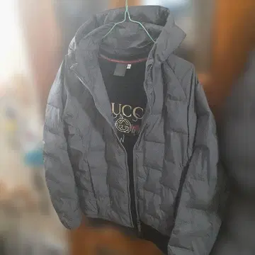 매트 그레이 유니클로 패디드 다운 자켓 S 남성용