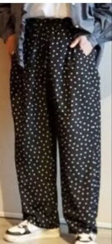 JOURNAL STANDARD LUXE 도트 무늬 이지 팬츠