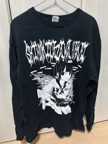 탑 시크릿 맨 롱T XL 시모키타자와 파괴 시리즈