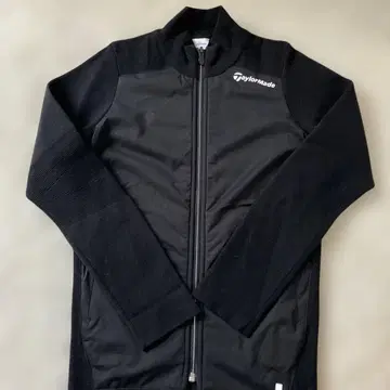 테일러메이드 풀 집업 니트 블루종 S 블랙