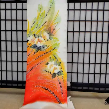 세련된 순수 실크 츠케사게 기모노! 재고 처분 021