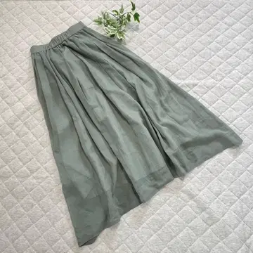 라운지 드레스 [ Free ] 롱 스커트 여성용 플레어 스커트 하이웨스트