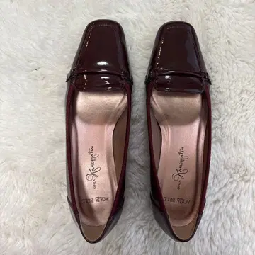 카네마츠 에나멜 와인 레드 스퀘어토 로퍼