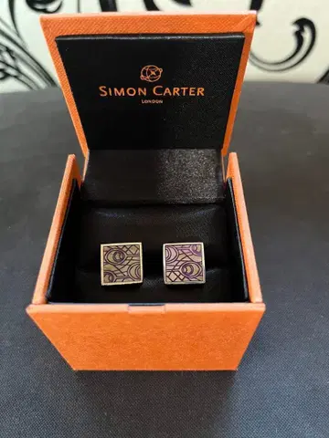 SIMON CARTER 기하학 패턴 커프스