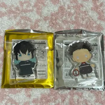 귀멸의 칼날 유라후와 아트 아크릴 블록 토키토 무이치로 히메지마 교메이