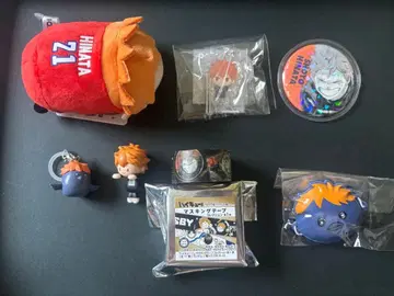 하이큐 묶음 판매 히나타 쇼요 캔뱃지 노루캬라 가챠 마스킹 테이프 외