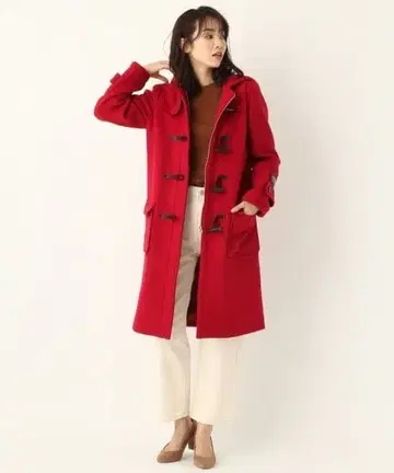 판매 완료 희망 댓글 주세요 아파트 바이 로리즈 빨간색 더플 코트