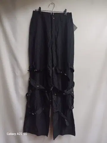 ACID JAZZ MEN MAD 남성용 스트라이프 본지티 팬츠 S