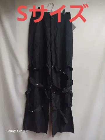 ACID JAZZ MEN MAD 남성용 스트라이프 본지티 팬츠 S