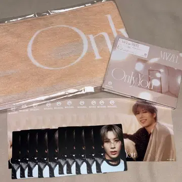 MAZZEL HAYATO 하야토 Only You CD 트레이딩 카드 타월