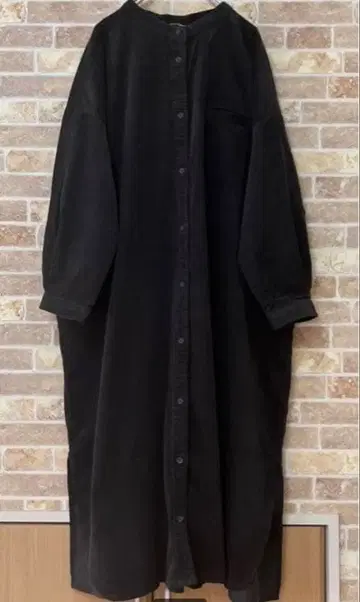 사만사 모스2 코듀로이 밴드 카라 원피스