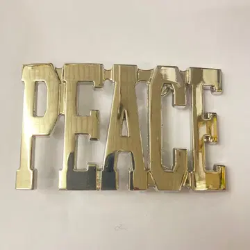 PEACE 피스 실버 디자인 벨트 교환용 벨트 버클 BU069