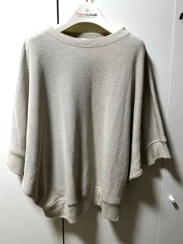 어반 리서치 7부 소매 돌먼 슬리브 니트