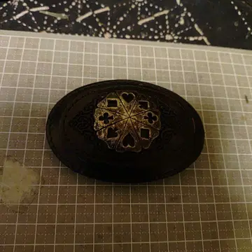 카드놀이 디자인 가죽 벨트 버클