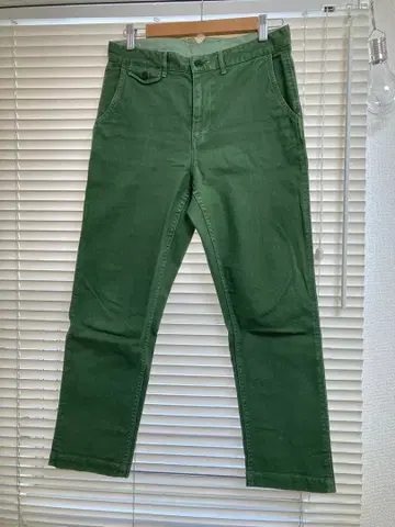 D.M.G. 그린 스트레치 팬츠