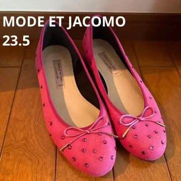 MODE ET JACOMO 핑크 플랫슈즈 23.5