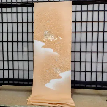 세련된 순수 실크 츠케사게 기모노! 재고 처분 0