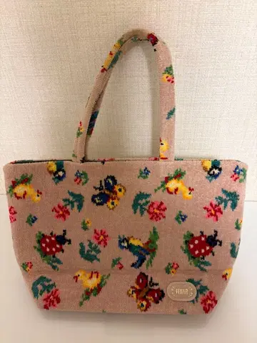 한정판 페이러 하이디 토트백 VERY 콜라보 레어 핑크 베이지