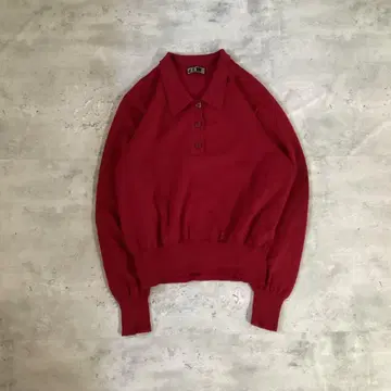 DAKS 닥스 피케 셔츠 니트 레드 빨간색