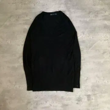 ZARA 자라 니트 스웨터 V넥 블랙 블랙