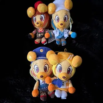 코다 쿠마 봉제 인형 4개 세트