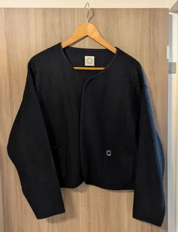 ORCIVAL 네이비 노카라 자켓