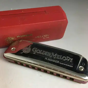 [ 중고품 ] HOHNER 호너 하모니카 Golden Melody D