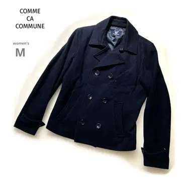 하자 있음 [ 꼼 사 커뮨 ] 네이비 네이비 자켓 P 코트 M 사이즈