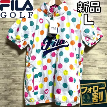 [ 팔로우 할인 ] 새상품 휠라골프 하프 지퍼 자켓 여성용 L 발수