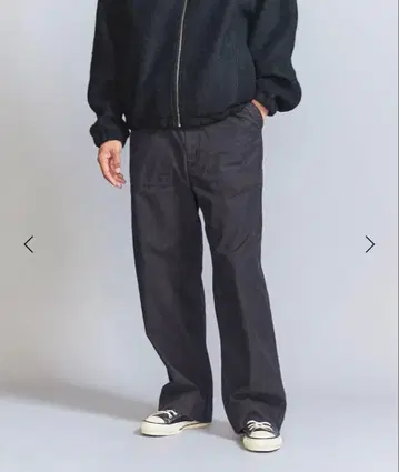 BEAUTY&YOUTH 백 새틴 베이커 팬츠