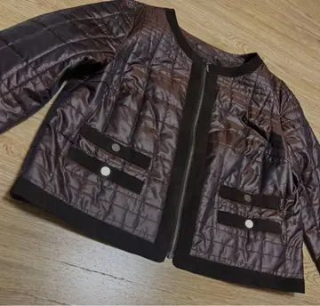 TRANS WORK 패딩 자켓 여성용 44 브라운 계열