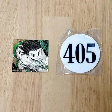 HUNTER x HUNTER 토카시 요시히로전 번호판 곤 스티커 포함