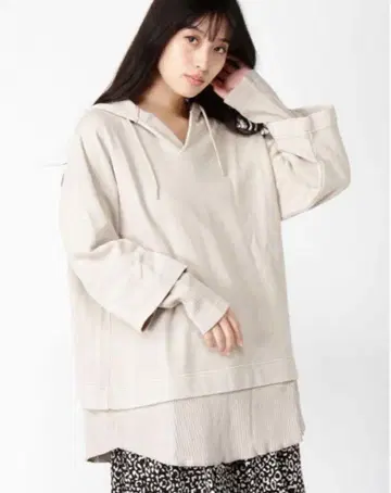 [ JEANASIS ] No.610 레이어드 BIG 후디