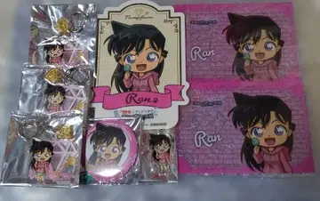 명탐정 코난 난자타운 캔뱃지 미니게임 경품 등 유미란(모리 란)