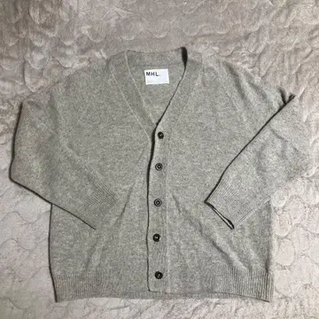 MHL. 베이지 V넥 가디건
