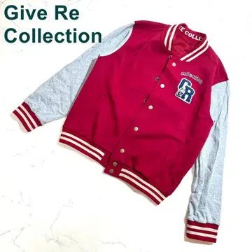 시착만 한 상품 기블리 컬렉션 와펜 부착 바시티 자켓 더스티 레드 M