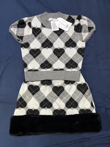 Darich 하트 체크 무늬 셋업