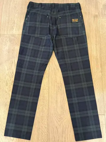 rough:swell 체크 무늬 골프 팬츠 M