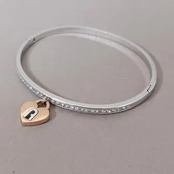 564/고품질/FURLA 훌라/팔찌/실버/하트 참