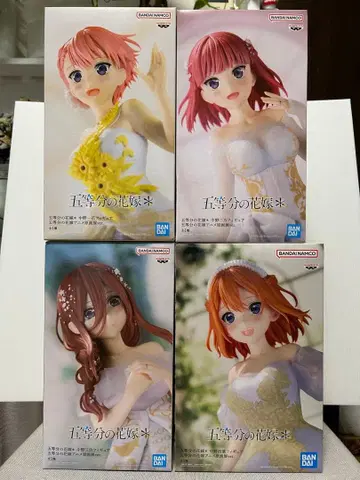 5등분의 신부 피규어 4체 세트 애니메이션 원화전 ver.