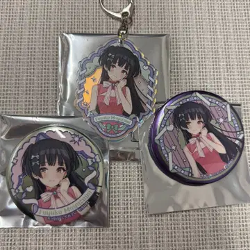 아이돌 마스터 시구레 콜라보 마유즈미 후유코 아크릴 키링 캔뱃지