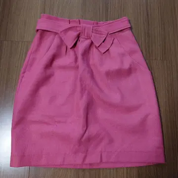 핑크 리본 포함 스커트 사이즈 1 [배송비 포함]