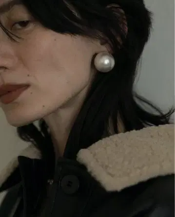 미사용 새상품 anuke 빅 펄 이어링