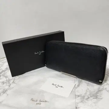 [ 인기 ] Paul Smith 블랙 가죽 장지갑
