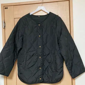 미사용 퀼팅 자켓 블랙 LL 사이즈