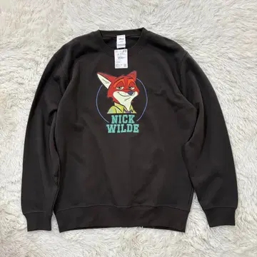 Disney 주토피아 닉 와일드 맨투맨 L 새상품